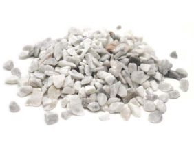 Graviers marbre concassé blanc carrare 100 kg (Lot de 10)