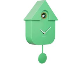 Horloge murale moderne Cuckoo (Vert vif)