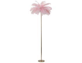 Lampadaire en métal et plastique Palm 55 x 160 cm (Rose)