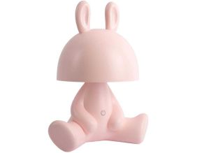 Lampe à poser en plastique LED Bunny (Rose pâle)