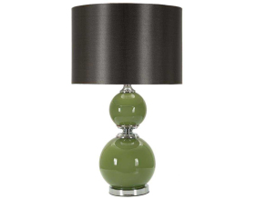 Lampe à poser en verre et métal Eva (Modèle 1)