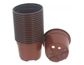 Set de 18 pots de plantation ronds 9 cm (Lot de 2)