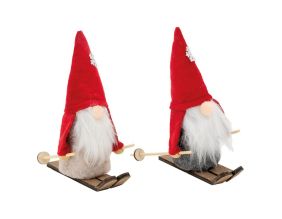 Lutins de Noël en tissu (Lot de 2)