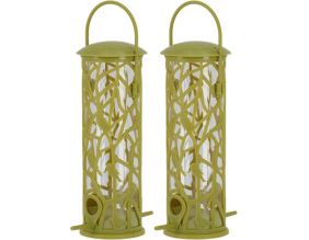 Mangeoire silo pour oiseaux Chiffchaff (Lot de 2)