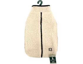 Manteau teddy pour chien 45 cm (Crème)