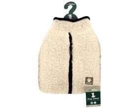 Manteau teddy pour chien 25 cm (Crème)