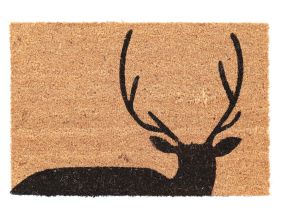 Paillasson en coco et PVC 60 x 40 cm (Cerf)