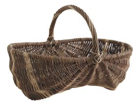 Panier bourguignon en osier (35 x 25 x 11-23 cm)