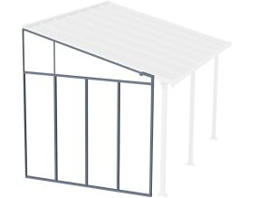 Paroi latérale pour pergola 3 m (Gris)