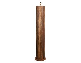 Pied de lampe en bois recyclé (H130)