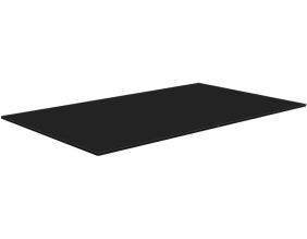 Plateau dinatoire pour billard convertible table 6 personnes Texas (Noir grainé)