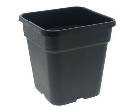 Pot carré noir 18 litres  30.5 x 30.5 x 31 cm (Lot de 4)