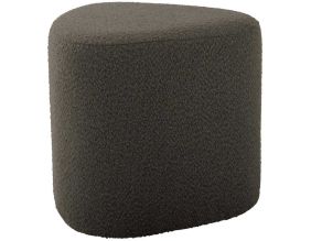 Pouf en tissu bouclette Ada Organic (Vert taupe)