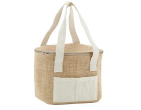 Sac lunch isotherme en jute (Naturel 22x16x17)