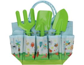 Sac et outils de jardinage pour enfant