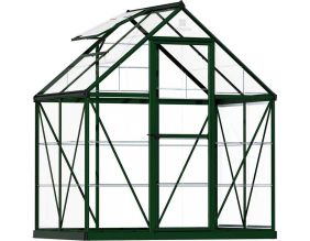 Serre de jardin en aluminium vert et polycarbonate Harmony (2.3m²)