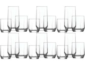 Set de 18 verres William