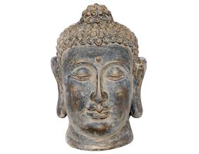 Statue pour jardin Tête de Bouddha 48 cm