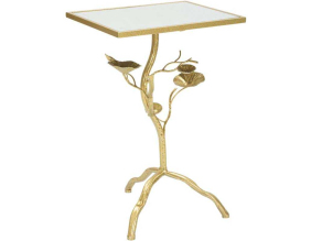 Table d'appoint en métal Tisty 40 x 30 x 60 cm