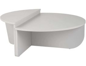 Table basse en aggloméré Podium (Gris)