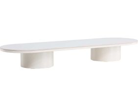 Table basse ovale 190 x 60 cm Narvik