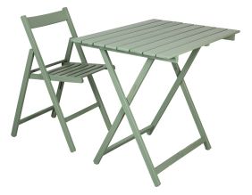 Table pliante 60x80 cm en bois Vert