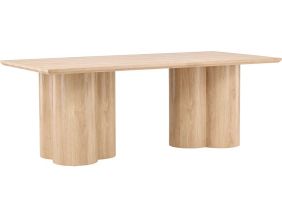 Table de repas 100 x 210 cm Olivia (Beige)