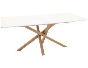 Table de repas 90 x 180 cm Piazza (Blanc)