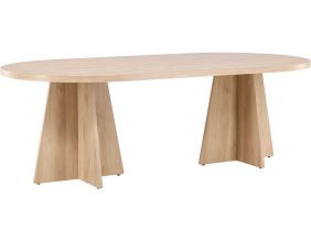 Table de repas ovale Bootcut (Naturel)