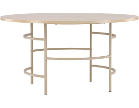 Table de repas ronde Ø140 cm Copenhagen (Beige)