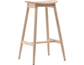 Tabouret de bar en hévéa Orust