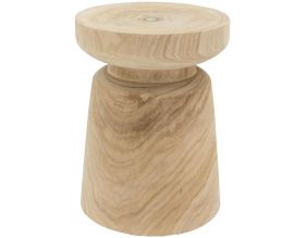 Tabouret en bois paulownia (Bouchon naturel )