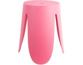 Tabouret en polypropylène Ravish (Rose)