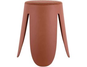 Tabouret en polypropylène Savor (Orange brulé)