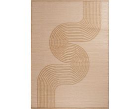 Tapis extérieur en polypropylène Spargi 1743 beige (120 x 160 cm)