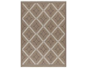 Tapis intérieur extérieur aspect jute marron Tijuana 9041 (90 x 67 cm)