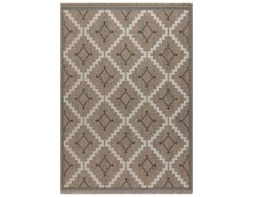 Tapis intérieur extérieur aspect jute noire Tijuana 9041 (170 x 120 cm)