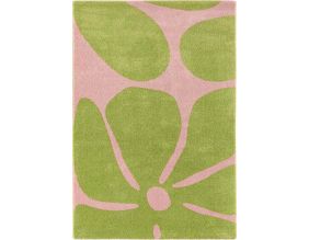 Tapis intérieur à poils longs Groovy 385 vert (200 x 280 cm)