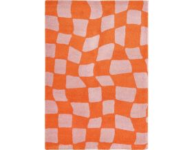 Tapis intérieur à poils longs Swing 383 orange (80 x 140 cm)