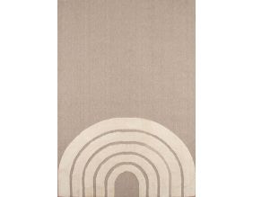 Tapis intérieur en polyester Fantine arc en ciel (170 x 120 cm)