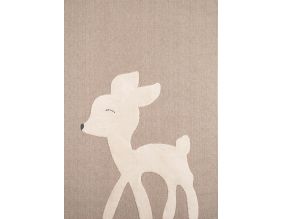 Tapis intérieur en polyester Fantine biche (160 x 230 cm)