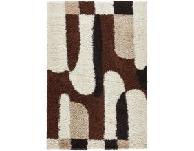 Tapis intérieur en polypropylène Palerme 1063 marron (80 x 140 cm)