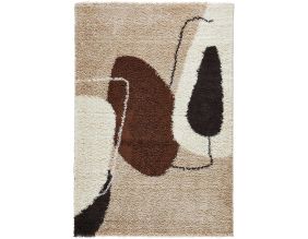 Tapis intérieur en polypropylène Palerme 1062 marron (80 x 140 cm)