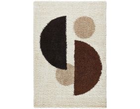 Tapis intérieur en polypropylène Palerme 1064 marron (80 x 140 cm)