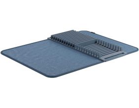 Tapis de séchage vaisselle pliable Udry (Bleu ardoise)