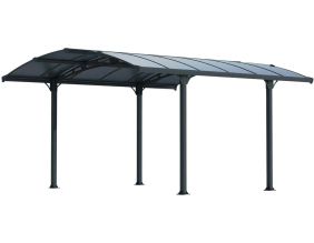 Tonnelle de jardin en aluminium et polycarbonate Tucson (3.59 x 4.35 m)