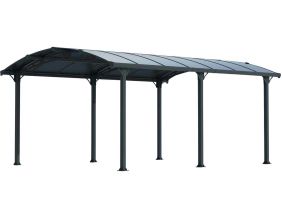 Tonnelle de jardin en aluminium et polycarbonate Tucson (3.59 x 5.07 m)