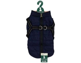 Veste harnais pour chien 35 cm (Bleu marine)