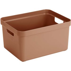 Boite de rangement Sigma home Box 32 L (Terracotta)