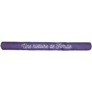 Boudin de porte avec illustrations 80 cm (Violet avec citation)